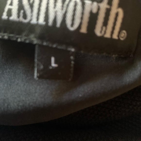 ASHWORTH Navy Blue Knit Golf Vest - Picture 8 of 9